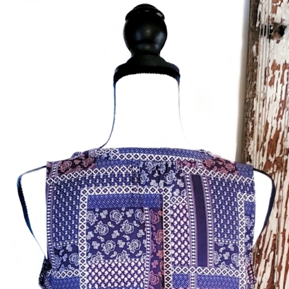 Violet & Claire Floral Sleeveless Top Multi Colored Size S - Picture 6 of 11